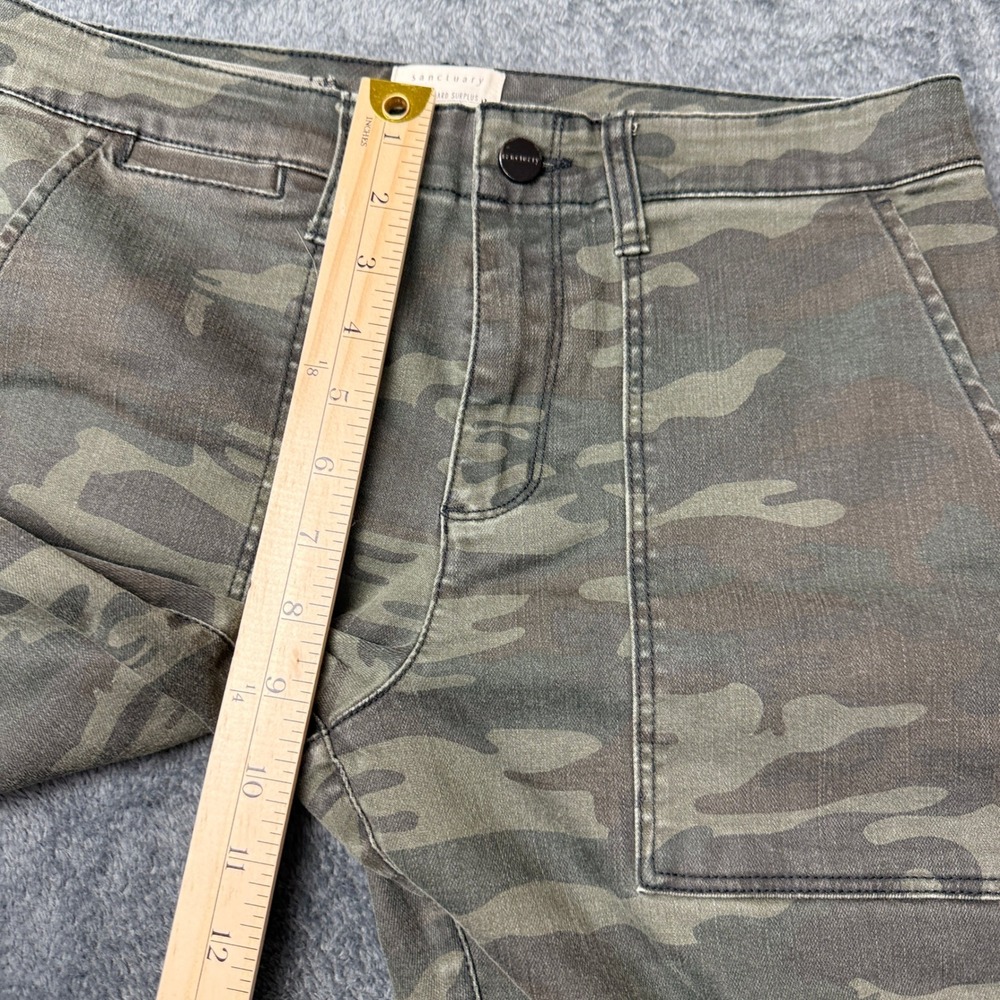 Sanctuary Standard Surplus Camo Ankle Zip Utility Pants - Picture 11 of 16